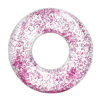 Круг надувний Intex Glitter 56274, 107х27 см (рожевий)